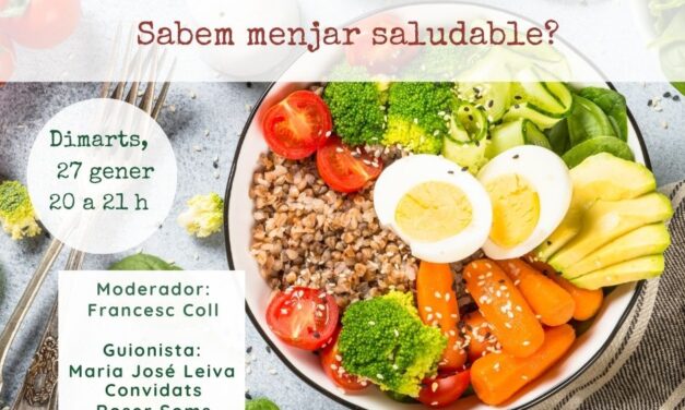 Sabem menjar saludable?
