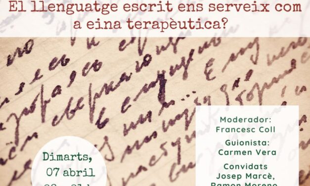 El llenguatge escrit ens serveix com a eina terapèutica?