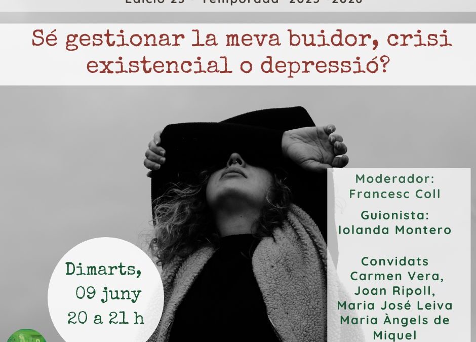 Sé gestionar la meva buidor, crisi existencial o depressió?