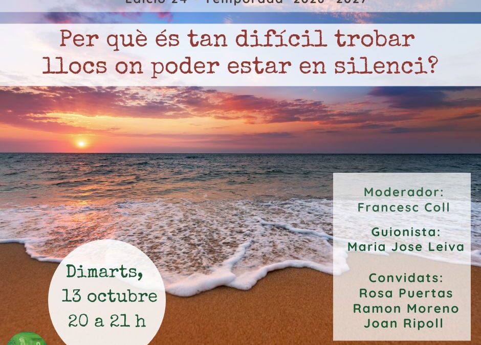 Per què és tan difícil trobar llocs on poder estar en silenci?